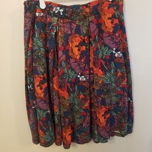 Lularoe Madison floral print skirt